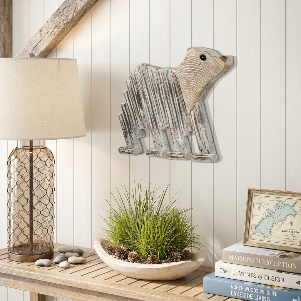 Handmade Driftwood Bear - MATHIAS