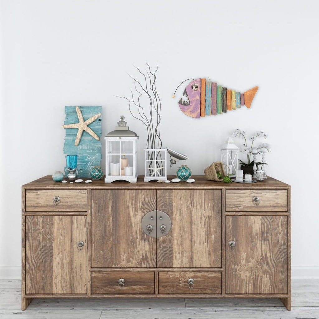 Handmade Driftwood Fish - BLINKER