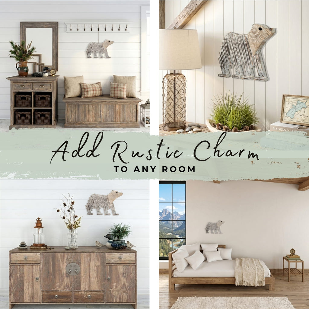 Handmade Driftwood Bear - MATHIAS