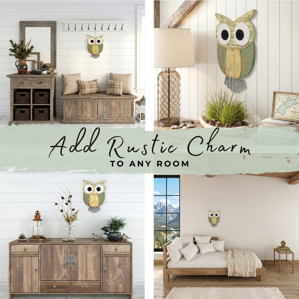 Handmade Driftwood Owl - OWLIVIA