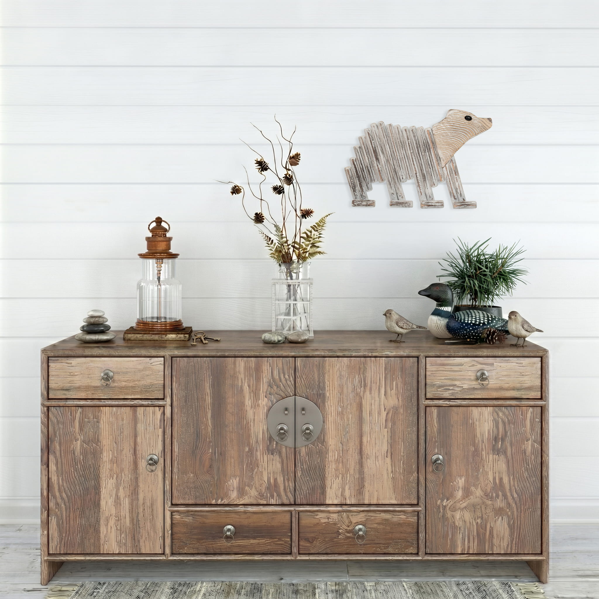 Handmade Driftwood Bear - MATHIAS