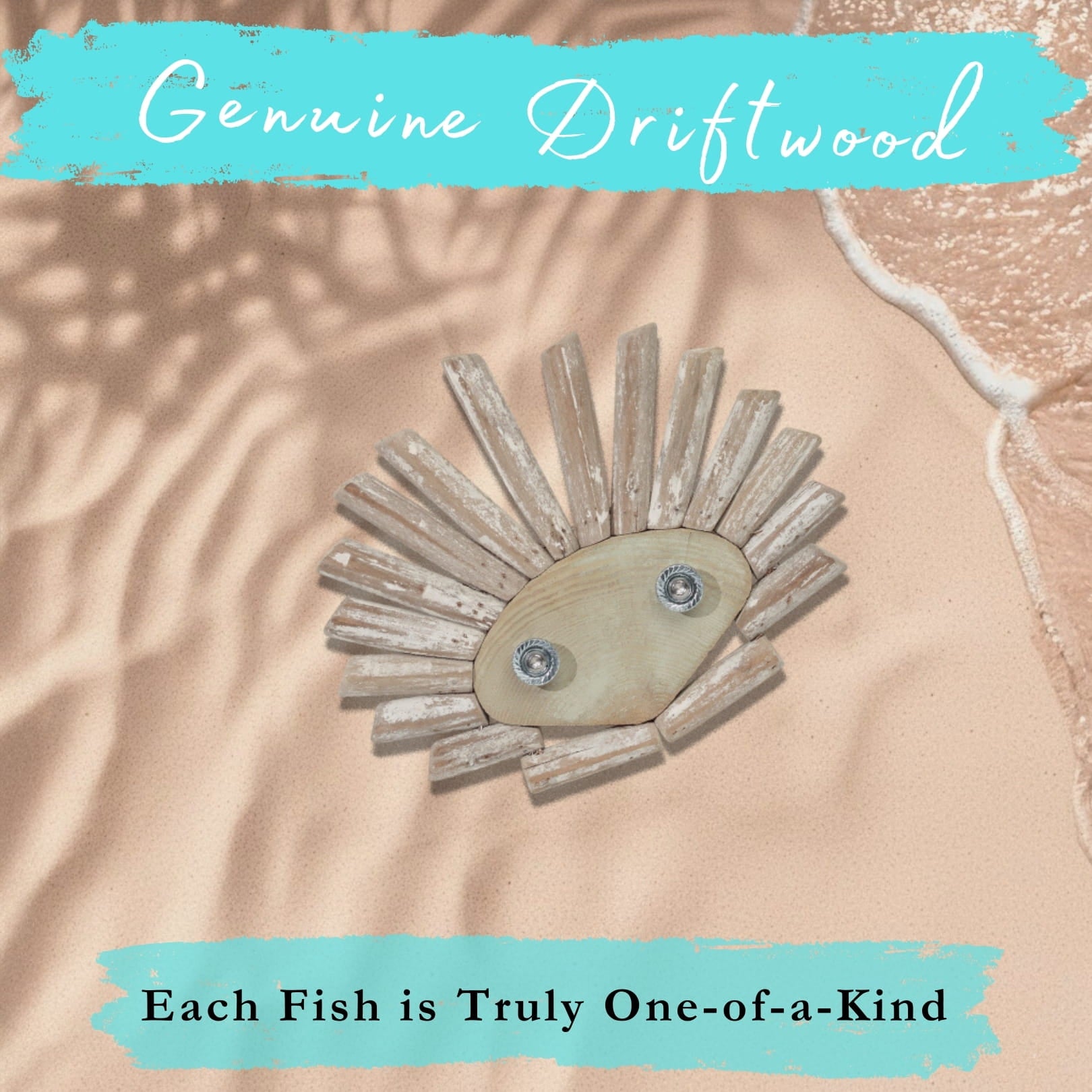 Handmade Driftwood Shell - SHELLY