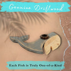Handmade Driftwood Seahorse - KNOX