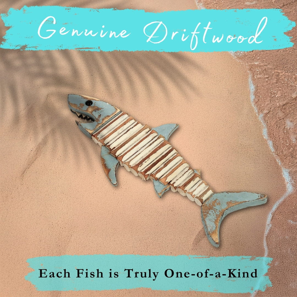 Handmade Driftwood Fish - RAYA