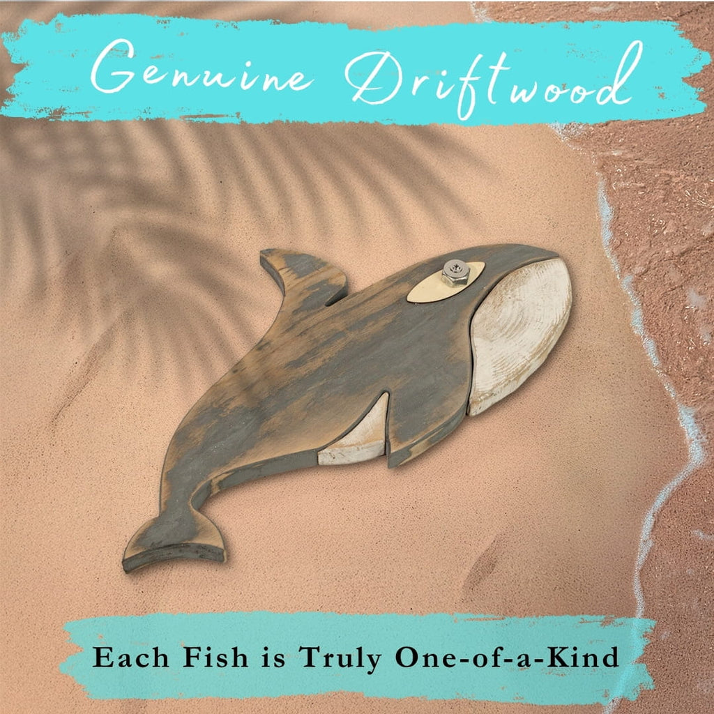 Handmade Driftwood Fish - FINN