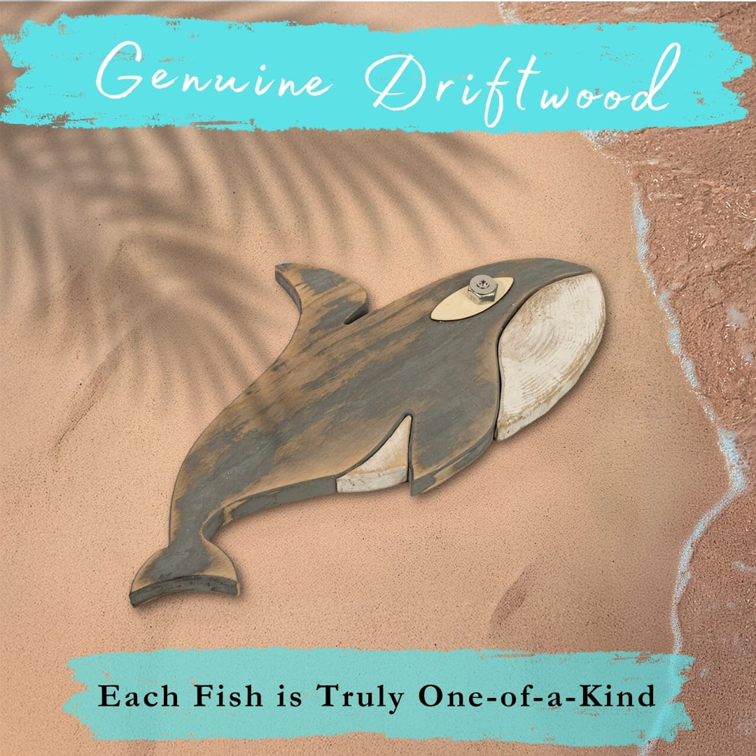 Handmade Driftwood Fish - FINN