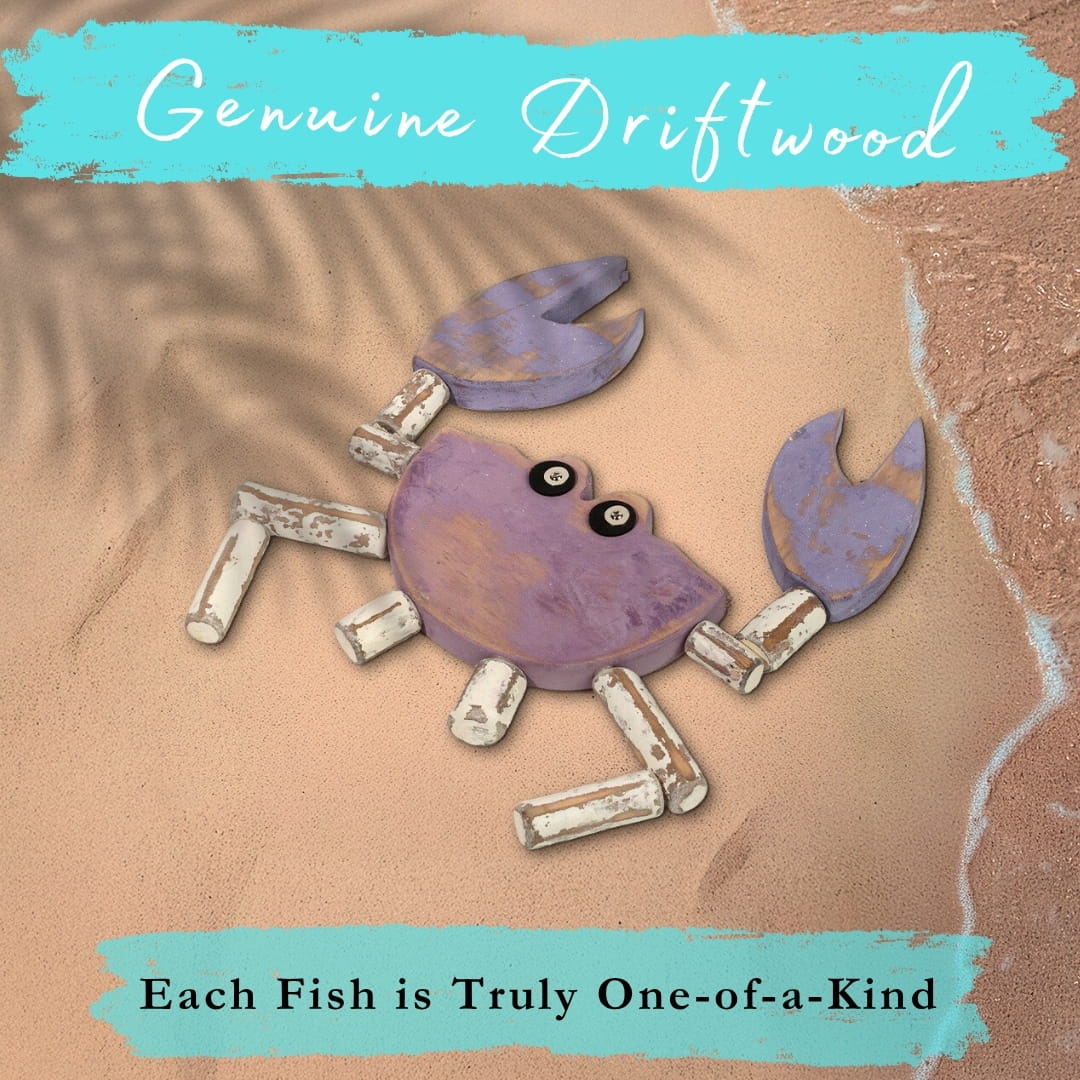 Handmade Driftwood Crab - NAMI