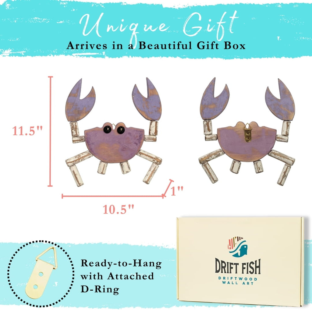 Handmade Driftwood Crab - NAMI