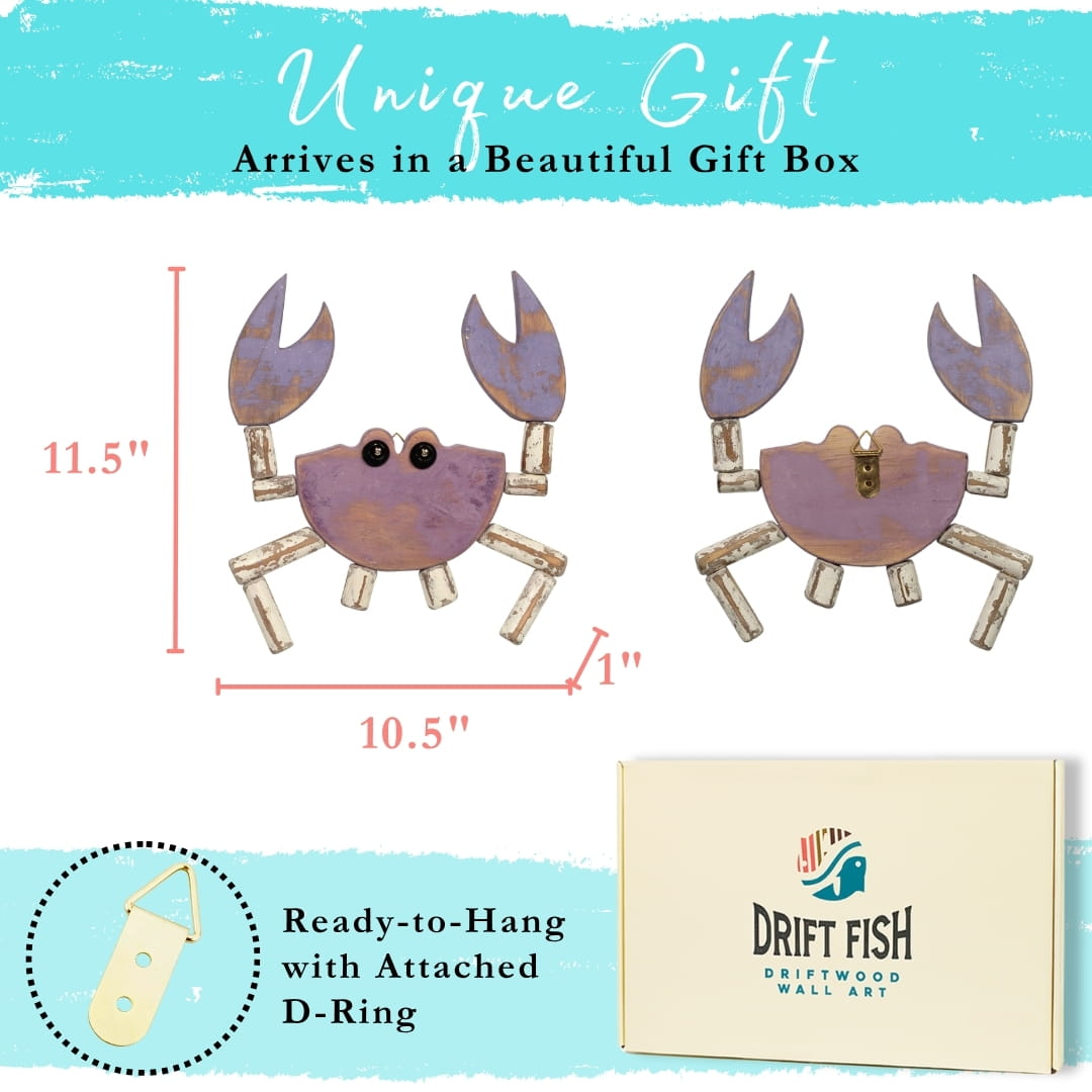 Handmade Driftwood Crab - NAMI