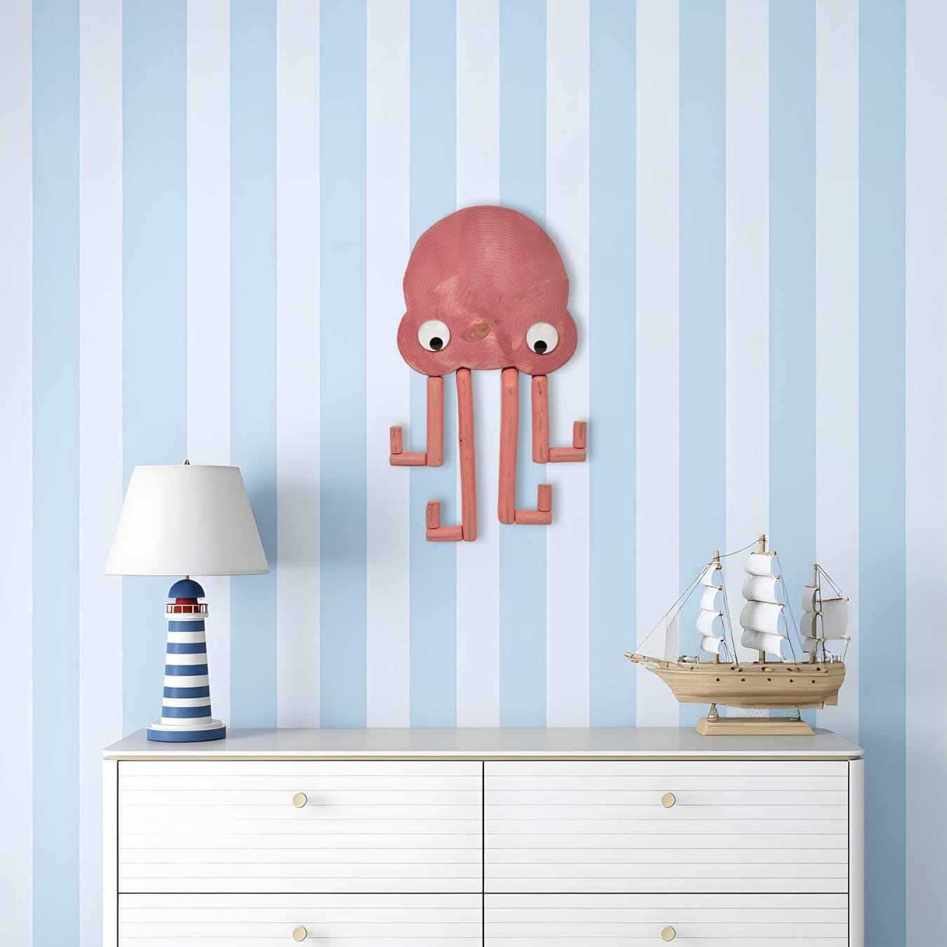 Handmade Driftwood Jellyfish - WOBBLE