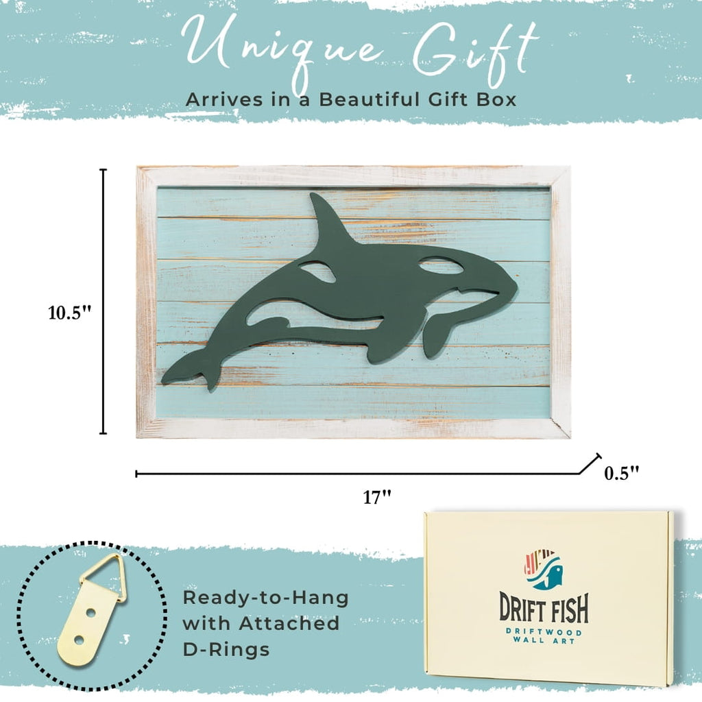 Handmade Handmade Wood Wall Art - WHALE