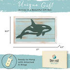 Handmade Handmade Wood Wall Art - WHALE