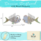 Handmade Driftwood Fish - MAKO