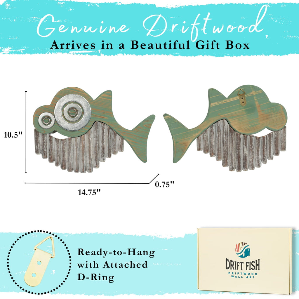 Handmade Driftwood Fish - RATCHET