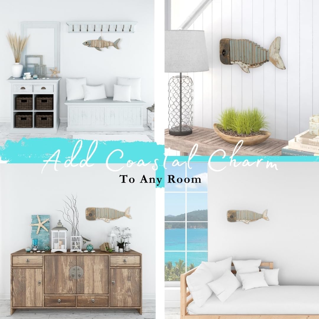Handmade Driftwood Fish - WALLY