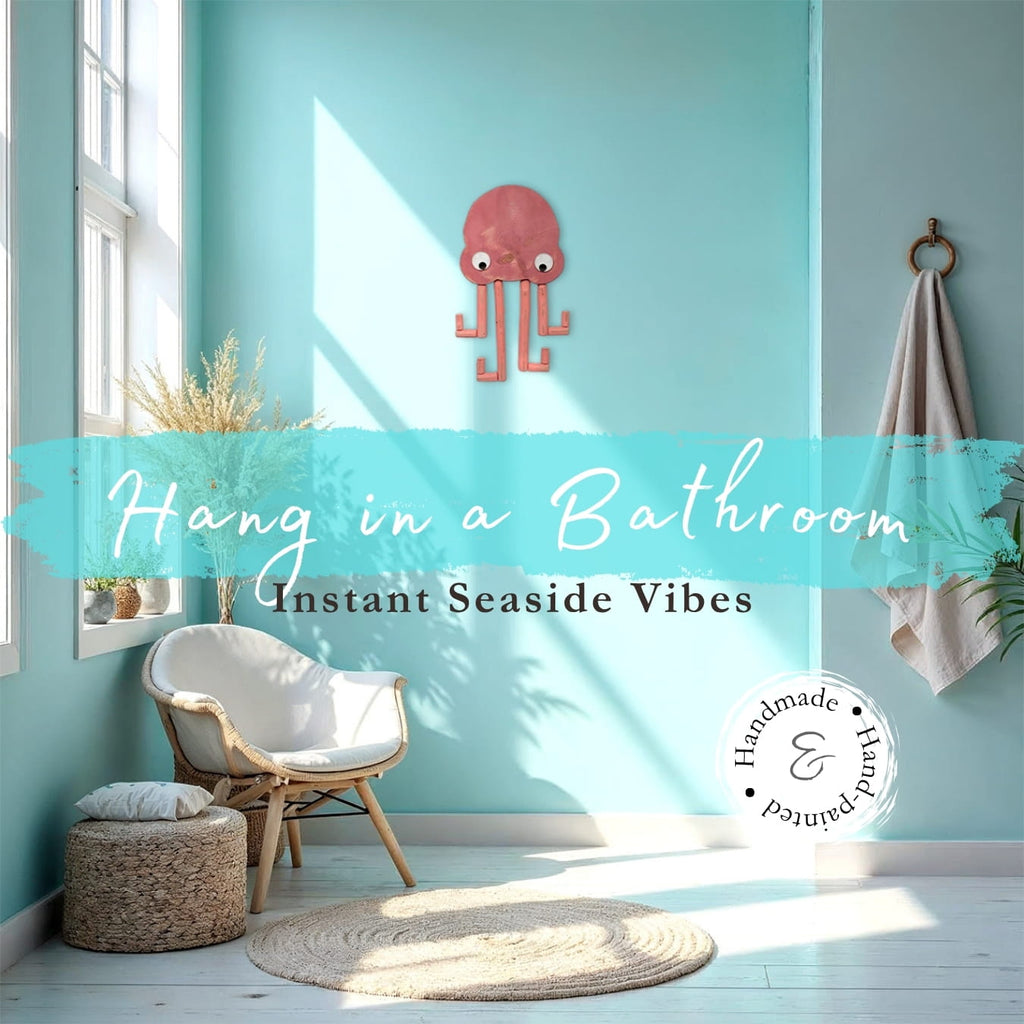Handmade Driftwood Jellyfish - WOBBLE
