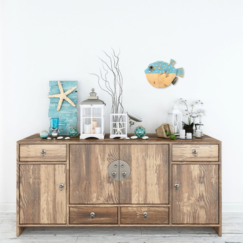 Handmade Driftwood Fish - BUBBA