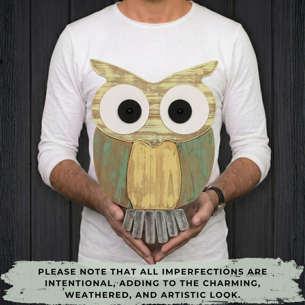 Handmade Driftwood Owl - OWLIVIA