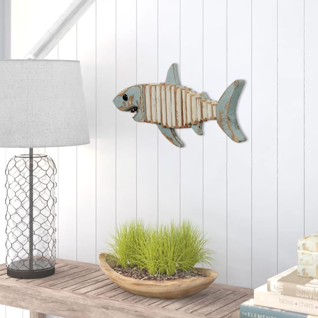 Handmade Driftwood Fish - RAYA