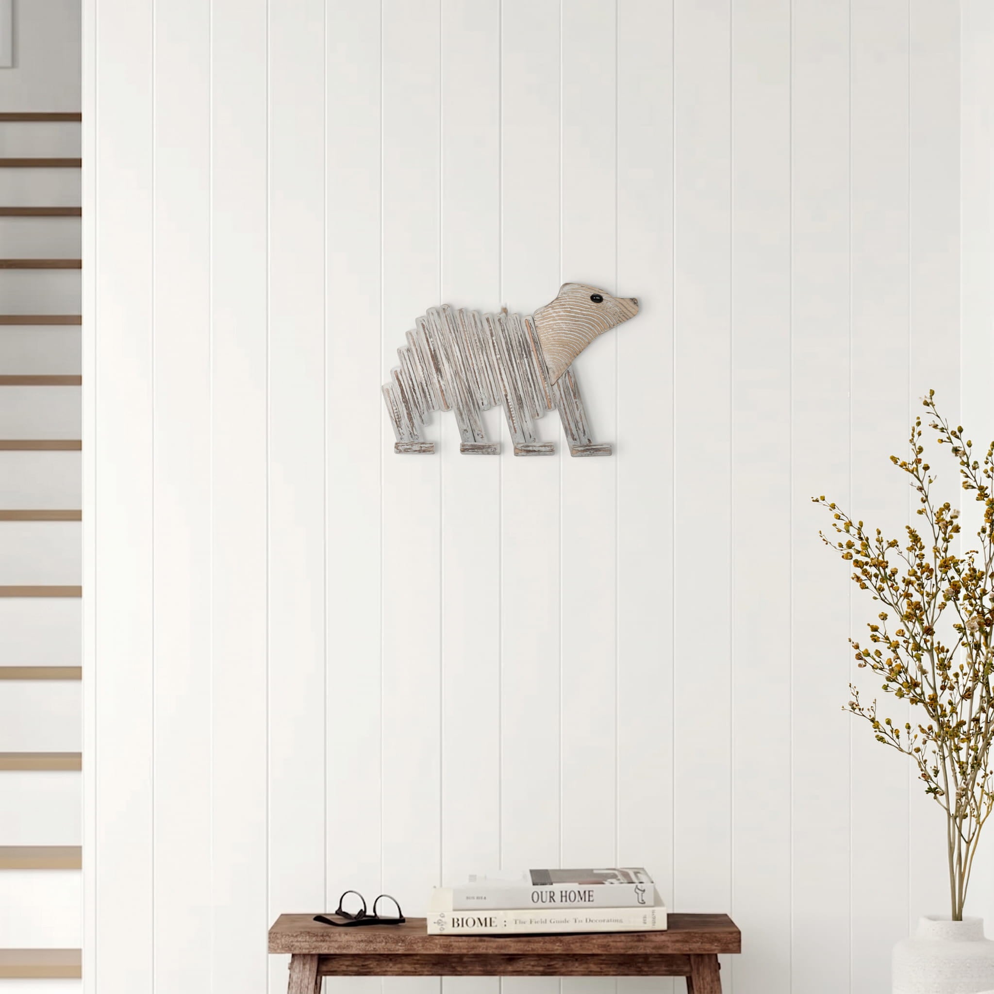 Handmade Driftwood Bear - MATHIAS