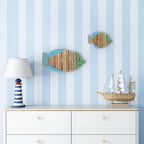 2-Piece Handmade Driftwood Fish - SPECTER