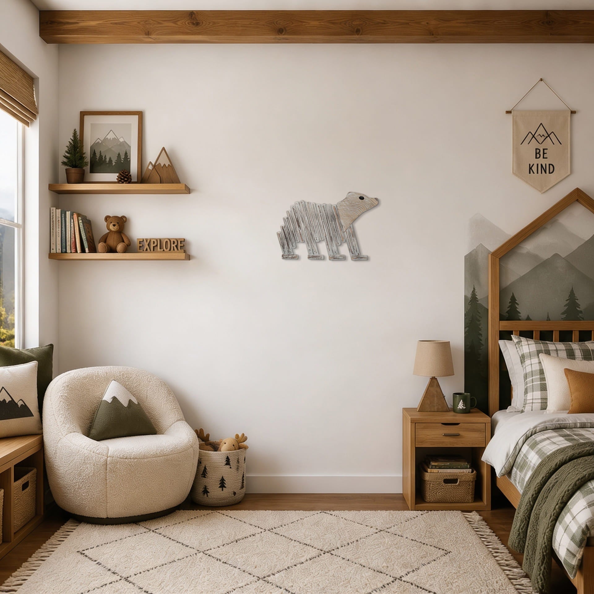 Handmade Driftwood Bear - MATHIAS