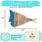 Handmade Driftwood Fish - BLU