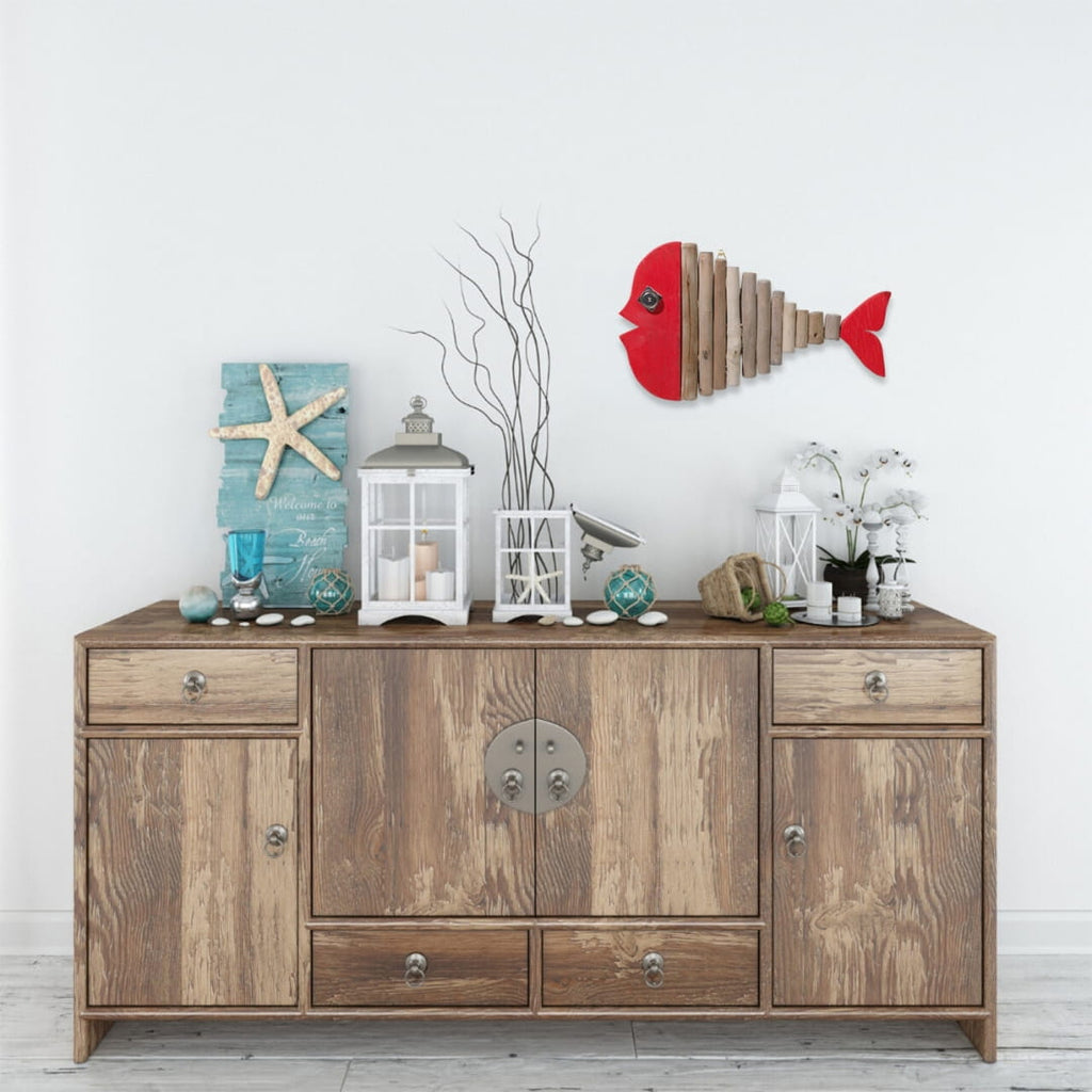 Handmade Driftwood Fish - RUBY