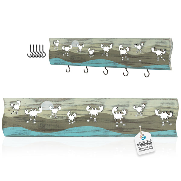 Handmade Driftwood Board – CRAB PARADE