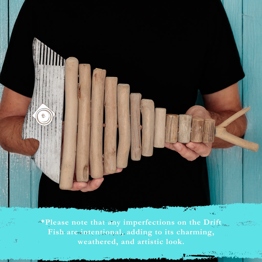Handmade Driftwood Fish - MISTY
