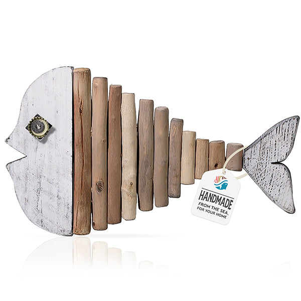 Handmade Driftwood Fish - OPAL