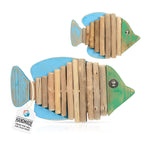2-Piece Handmade Driftwood Fish - SPECTER