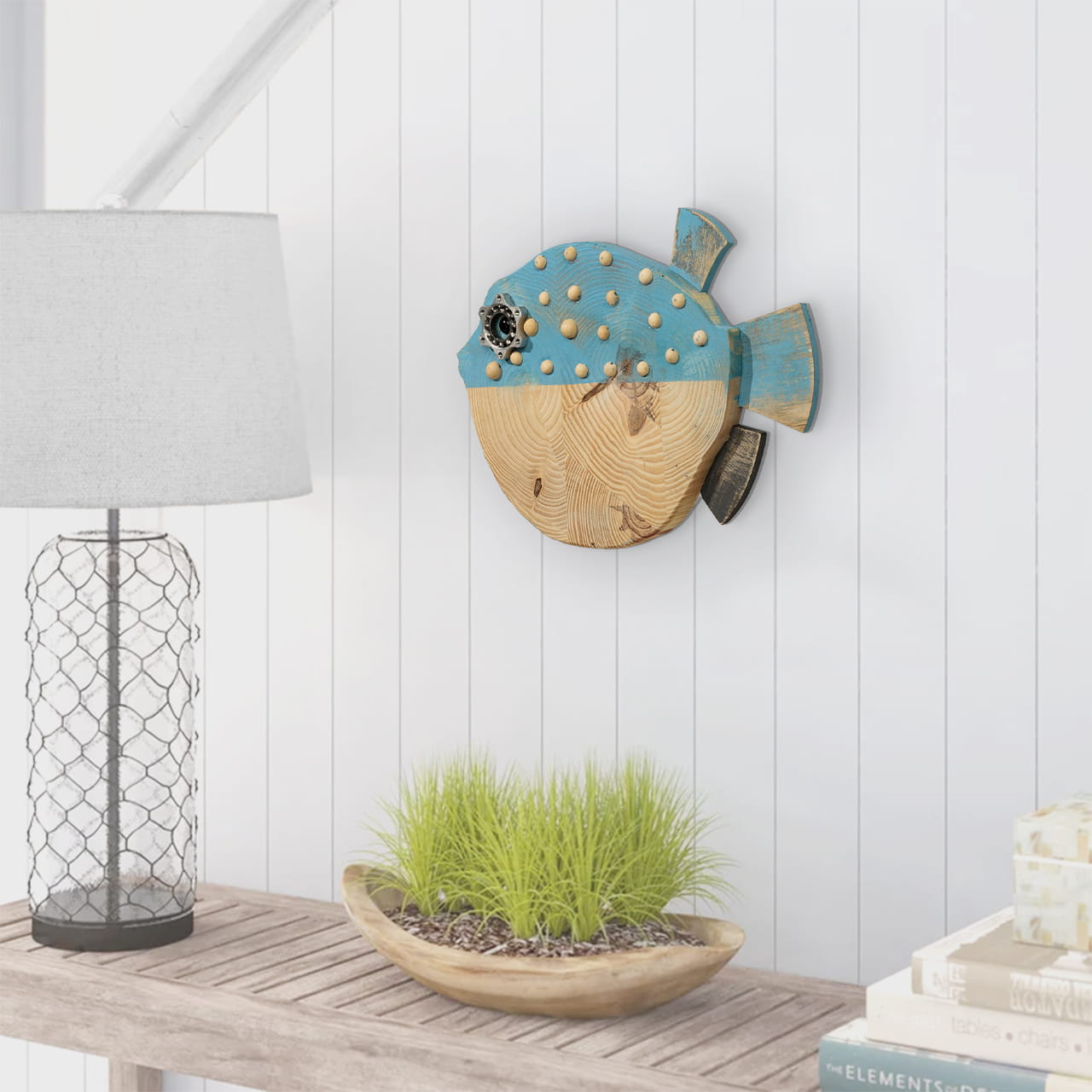 Handmade Driftwood Fish - BUBBA