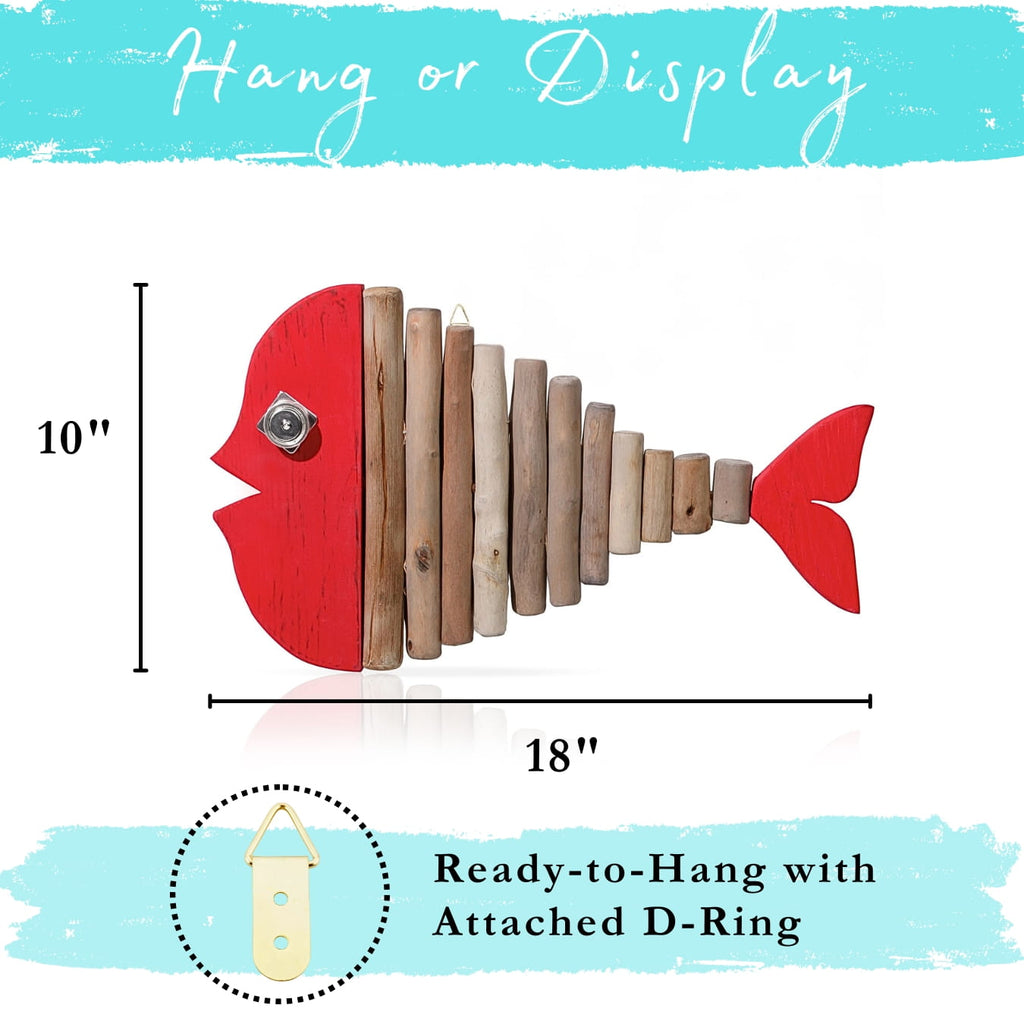 Handmade Driftwood Fish - RUBY