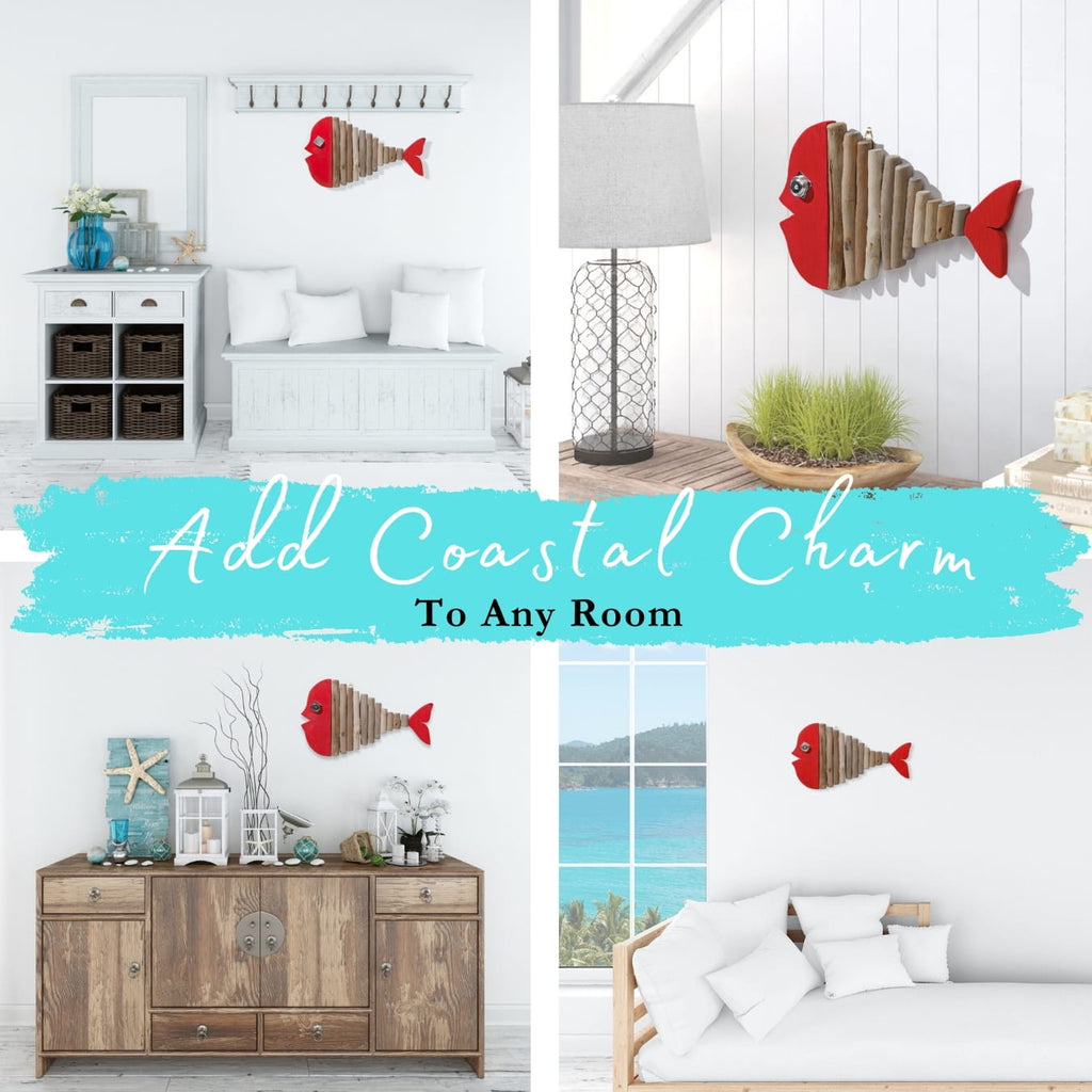 Handmade Driftwood Fish - RUBY