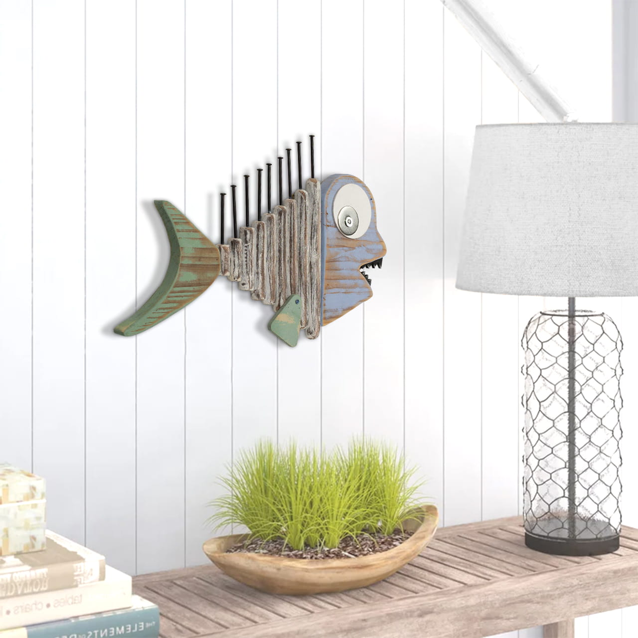 Handmade Driftwood Fish - MAKO