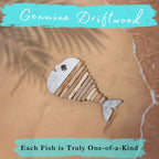 Handmade Driftwood Fish - OPAL