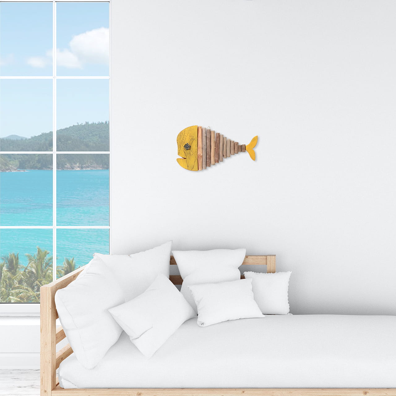 Handmade Driftwood Fish - GOLDIE