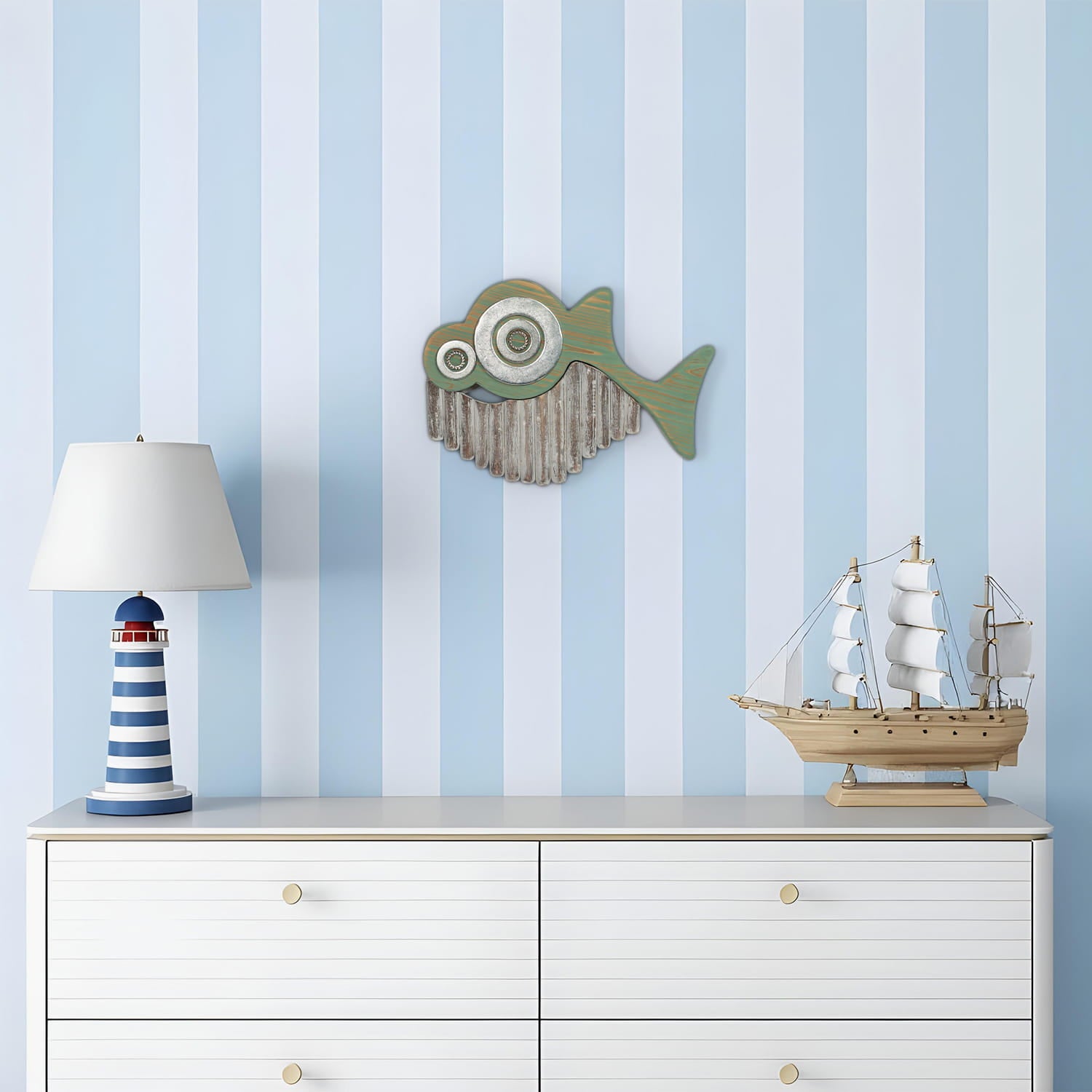 Handmade Driftwood Fish - RATCHET