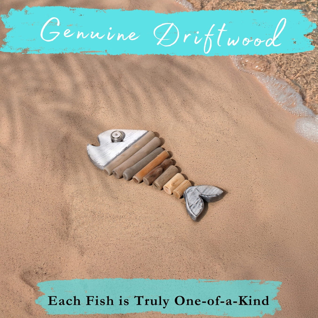 Handmade Driftwood Fish - PEARL